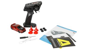 Preview: Amewi Drift Sport GTR mit Gyro 4WD 1:43 RTR rot RC Fahrzeuge