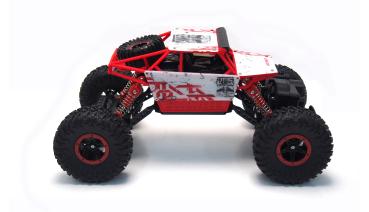 Preview: Amewi Conqueror "White-Red" Rock Crawler 4WD 1:18 RTR RC Spielzeug RC Auto