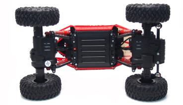 Amewi Conqueror "White-Red" Rock Crawler 4WD 1:18 RTR RC Spielzeug RC Auto