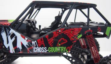 Amewi Crazy Rock Crawler "Red" 4WD 1:10 RTR RC Spielzeug RC Auto