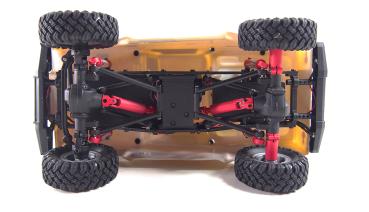 Preview: Amewi AMXRock Crawler AM24 4WD 1:24 RTR, Senffarben RC Spielzeug RC Auto