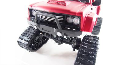 Amewi Pick-up Truck FPV mit Rädern & Ketten 4WD 1:16 RTR rot RC Spielzeug RC Auto