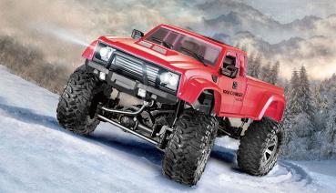 Amewi Pick-up Truck FPV mit Rädern & Ketten 4WD 1:16 RTR rot RC Spielzeug RC Auto