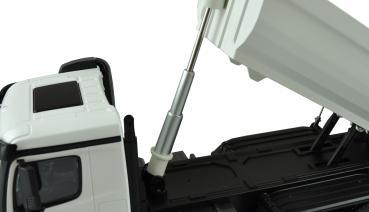 Preview: Amewi Mercedes-Benz Arocs Lkw Kipper PRO Metall V2 RTR weiß RC Spielzeug RC Auto