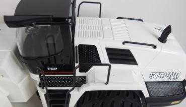 Preview: Amewi Radlader G484E AE Teilmetall Licht & Sound 10-Kanal 1:14 RTR weiß RC Spielzeug RC Auto
