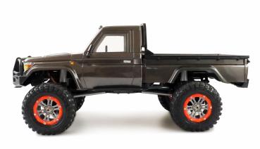 Preview: Amewi AMXRock RCX10B Scale Crawler Pick-Up 1:10 RTR grau RC Spielzeug RC Auto