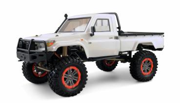 Amewi AMXRock RCX10P Scale Crawler Pick-up 1:10 RTR weiß RC Spielzeug RC Auto