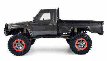 Preview: Amewi AMXRock RCX10P Scale Crawler Pick-up 1:10 RTR grau RC Spielzeug RC Auto