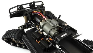 Amewi AMXRock RCX10TP Scale Crawler Pick-up 1:10 RTR grau RC Spielzeug RC Auto