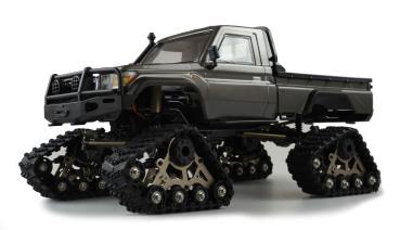 Amewi AMXRock RCX10TP Scale Crawler Pick-up 1:10 RTR grau RC Spielzeug RC Auto