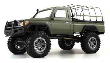 Amewi AMXRock RCX10PS Scale Crawler Pick-up 1:10 RTR mattgrün RC Spielzeug RC Auto