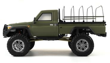 Preview: Amewi AMXRock RCX10PS Scale Crawler Pick-up 1:10 RTR mattgrün RC Spielzeug RC Auto