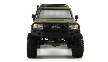 Preview: Amewi AMXRock RCX10PS Scale Crawler Pick-up 1:10 RTR mattgrün RC Auto Spielzeug