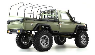 Amewi AMXRock RCX10PS Scale Crawler Pick-up 1:10 RTR mattgrün RC Auto Spielzeug