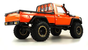 Amewi AMXRock RCX8P Scale Crawler Pick-up 1:8 RTR orange RC Spielzeug RC Auto
