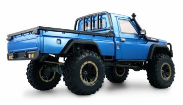 Preview: Amewi AMXRock RCX8P Scale Crawler Pick-up 1:8 RTR blau RC Spielzeug RC Auto