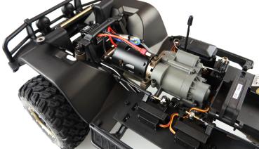 Amewi AMXRock RCX8P Scale Crawler Pick-up 1:8 RTR blau RC Spielzeug RC Auto