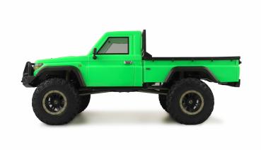 Preview: Amewi AMXRock RCX8P Scale Crawler Pick-up 1:8 RTR grün RC Spielzeug RC Auto
