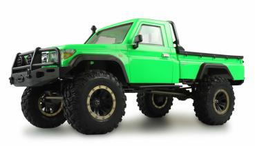 Amewi AMXRock RCX8P Scale Crawler Pick-up 1:8 RTR grün RC Spielzeug RC Auto
