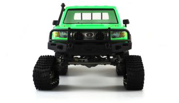 Preview: Amewi AMXRock RCX8PT Scale Crawler Pick-up 1:8 RTR grün RC Spielzeug RC Auto