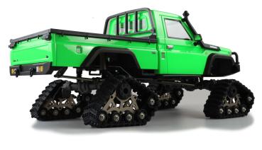 Amewi AMXRock RCX8PT Scale Crawler Pick-up 1:8 RTR grün RC Spielzeug RC Auto