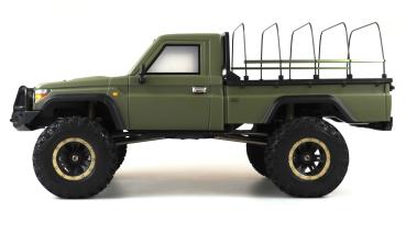 Preview: Amewi AMXRock RCX8PS Scale Crawler Pick-up 1:8 RTR mattgrün RC Spielzeug RC Auto