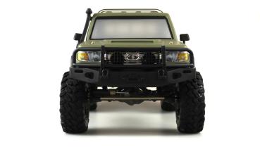 Preview: Amewi AMXRock RCX8PS Scale Crawler Pick-up 1:8 RTR mattgrün RC Spielzeug RC Auto