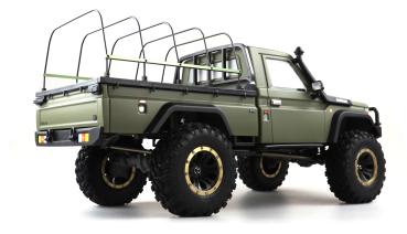 Amewi AMXRock RCX8PS Scale Crawler Pick-up 1:8 RTR mattgrün RC Spielzeug RC Auto