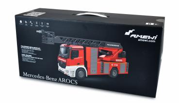 Amewi Mercedes-Benz Feuerwehr Drehleiterfahrzeug 1:18 RTR RC Spielzeug RC Auto