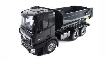 Preview: Amewi Mercedes-Benz Arocs LKW Kipper PRO Metall V2 RTR grau RC Spielzeug RC Auto