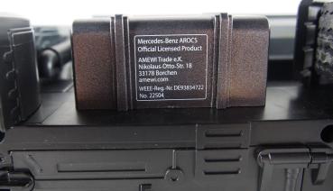 Amewi Mercedes-Benz Arocs LKW Kipper PRO Metall V2 RTR grau RC Spielzeug RC Auto