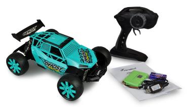 Preview: Amewi Sandbuggy Ghost 2WD 1:12 RTR türkis/schwarz RC Spielzeug RC Auto