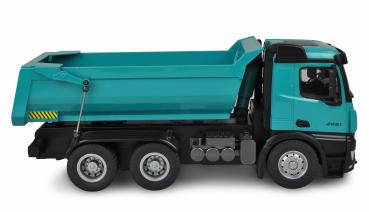 Preview: Amewi Mercedes-Benz Arocs LKW Kipper PRO Metall V2 1:14 RTR petrol RC Spielzeug RC Auto