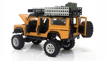 Preview: Amewi D90X28 Metall Scale Crawler 4WD 1:28 RTR gelb RC Fahrzeuge