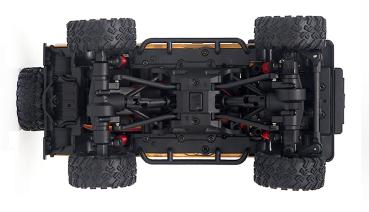 Amewi D90X28 Metall Scale Crawler 4WD 1:28 RTR gelb RC Fahrzeuge