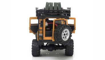 Amewi D90X28 Metall Scale Crawler 4WD 1:28 RTR gelb RC Fahrzeuge