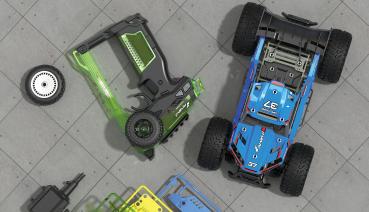 Amewi CoolRC DIY Blazer Buggy 2WD 1:18 Bausatz blau RC Spielzeug RC Auto