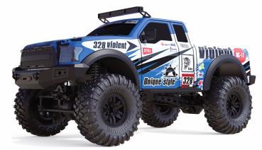 Amewi Dirt Climbing PickUp Race Crawler 4WD 1:10 RTR blau RC Spielzeug RC Auto