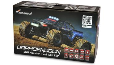 Amewi Daphoenodon Monstertruck 4WD 1:12 mit Gyro RTR, blau RC Spielzeug RC Auto