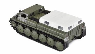 Preview: Amewi Gepanzertes Kettenfahrzeug 1:16 RTR olivgrün/weiß RC Spielzeug RC Auto