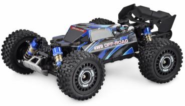 Amewi Hyper GO Buggy brushless 3S 4WD 1:16 RTR blau RC Spielzeug RC Auto