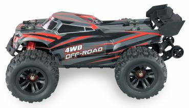 Preview: Amewi Hyper GO Truggy brushless 4WD 1:16 RTR schwarz/rot RC Spielzeug RC Auto