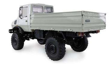 Preview: Amewi Mercedes-Benz Unimog Basic 4WD 1:12 RTR hellgrau RC Spielzeug RC Auto