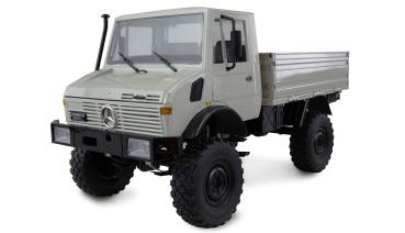 Amewi Mercedes-Benz Unimog Basic 4WD 1:12 RTR hellgrau RC Spielzeug RC Auto