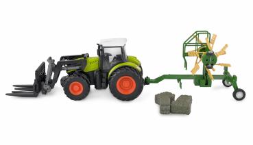 Amewi RC-Traktor mit XL-Zubehörpaket 1:24 RTR grün RC Spielzeug RC Auto
