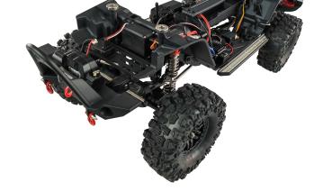 Amewi AMXRock Crosstrail Crawler 4WD 1:10 ARTR rot-metallic RC Spielzeug RC Auto