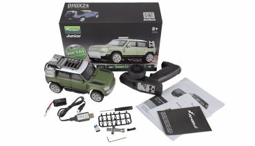 Preview: Amewi D110X24 Metall Scale Crawler 4WD 1:24 RTR grün RC Spielzeug RC Auto