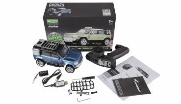 Preview: Amewi D110X24 Metall Scale Crawler 4WD 1:24 RTR blau RC Spielzeug RC Auto