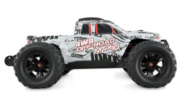 Preview: Amewi Hyper Go MTX10 Monstertruck Brushless 1:10 ARTR grau RC Spielzeug RC Auto
