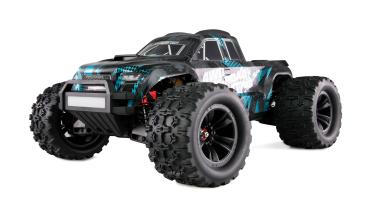 Amewi Hyper Go MTX10 Monstertruck Brushless 1:10 ARTR schwarz/blau RC Spielzeug RC Auto